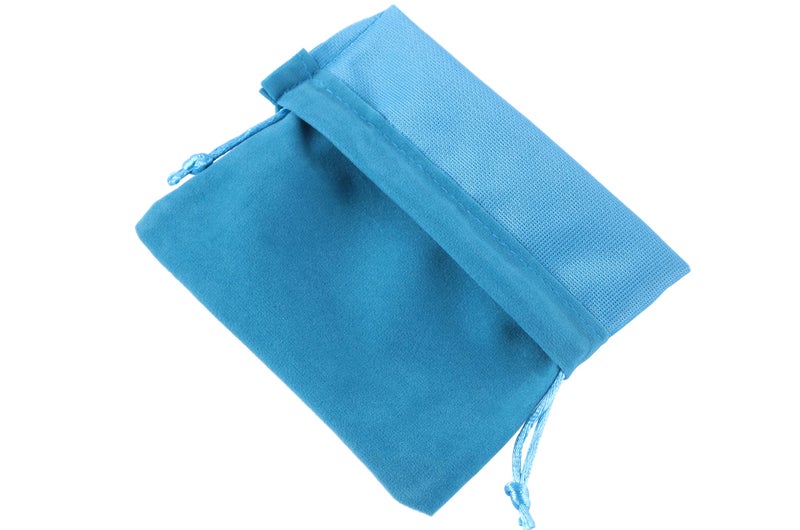 Sansam Small Velvet Gift Bags with Drawstring  20pcs 4.0x4.8 Inch Teal Drawstring Velvet Cloth Jewelry Pouches - Image 5